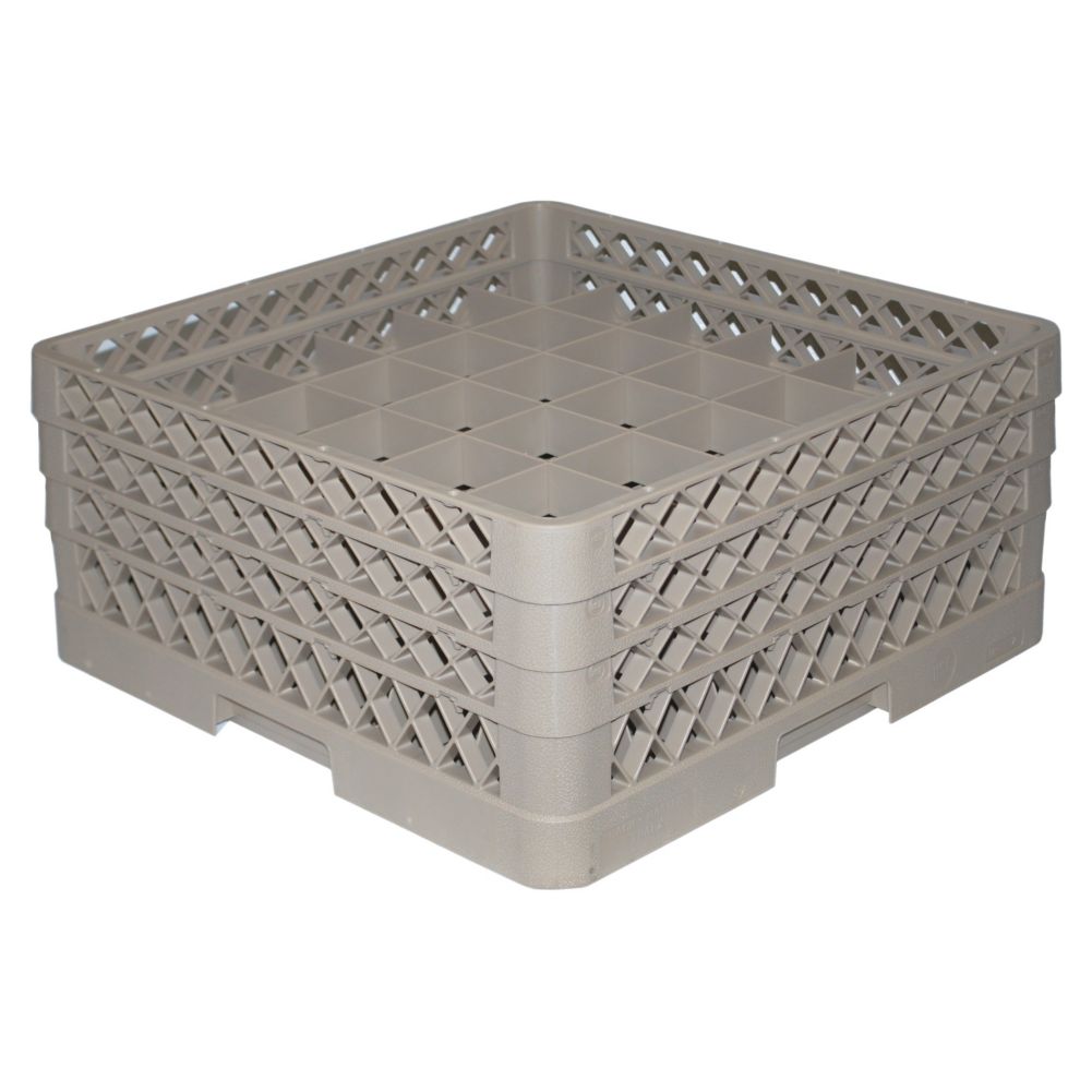 Traex&reg; 36 Compartment 3 Extender (1 Open) Beige Glass Rack
