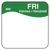 DayMark MoveMark&trade; Trilingual 1" Friday Day Square