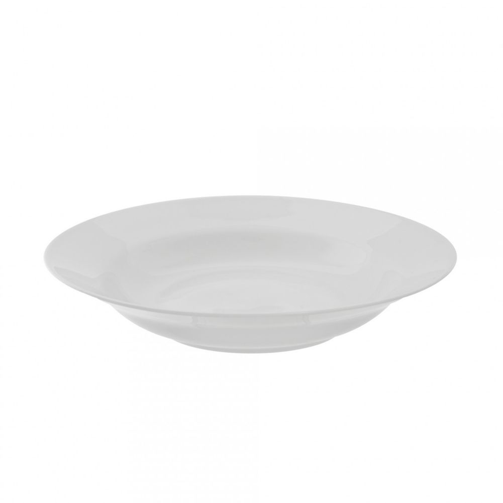 10 Strawberry Street Classic White 9" Rimmed Soup Bowl