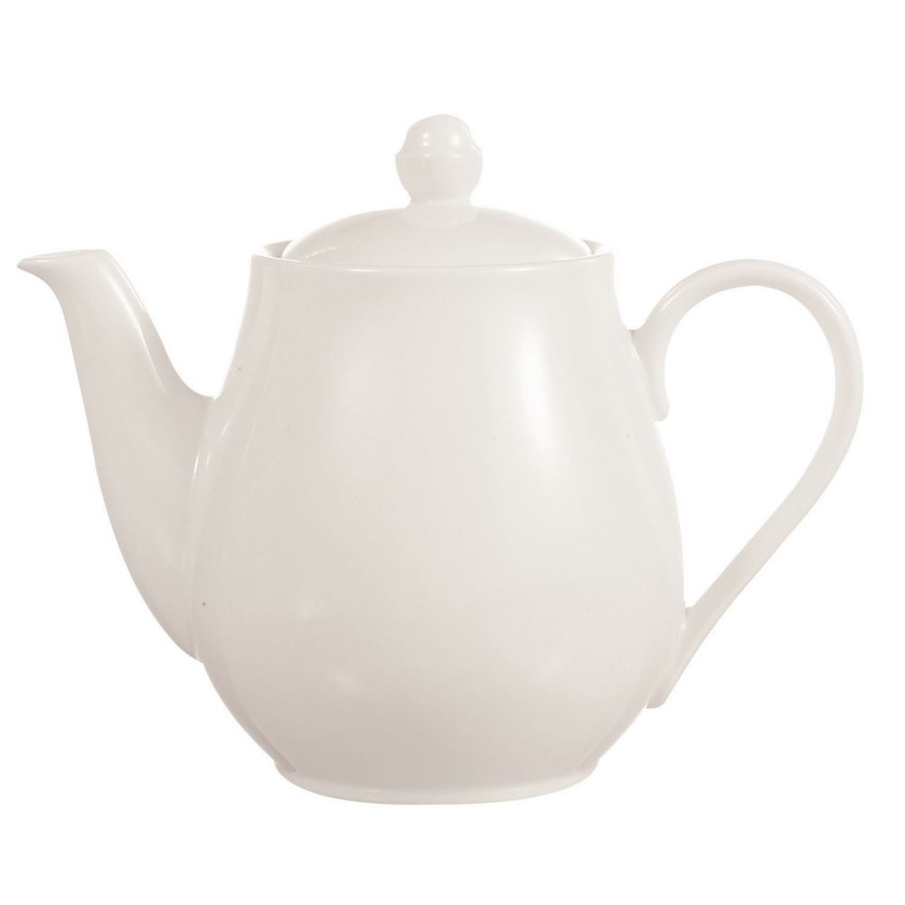 Chef & Sommelier Embassy White 25-1/2 Oz Teapot with Lid