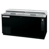 Beverage-Air 65" Black Flat Top Bottle Cooler