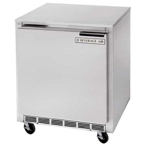 Beverage-Air 27" Stainless Freezer with 3" Casters