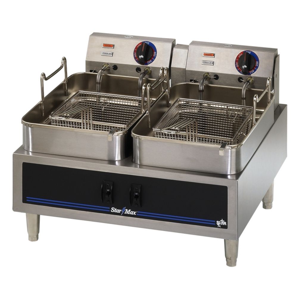Star&reg; Mfg. Star-Max&reg; 30 lb Electric Fryer w/ (2)-15 lb Baskets