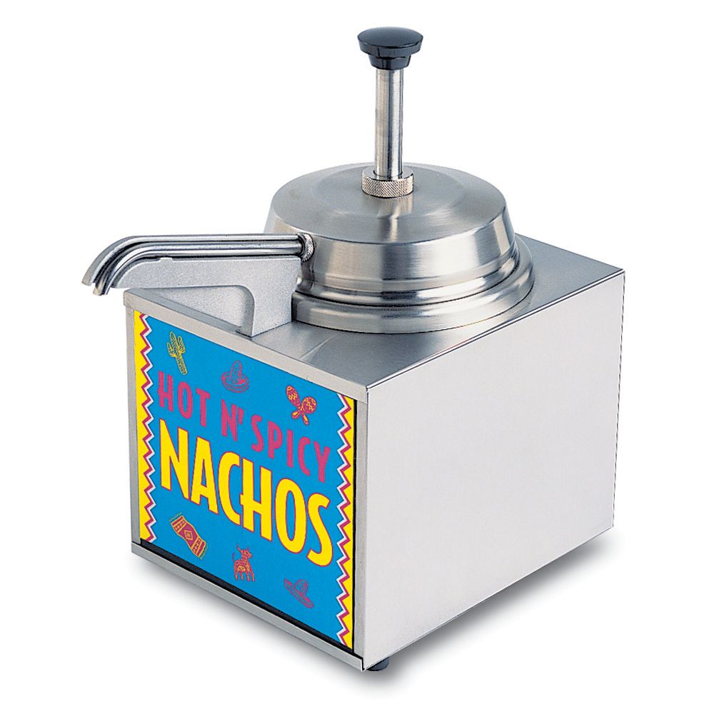 Star&reg; Mfg. Lighted 3.5 Qt Cheese Warmer w/ Pump