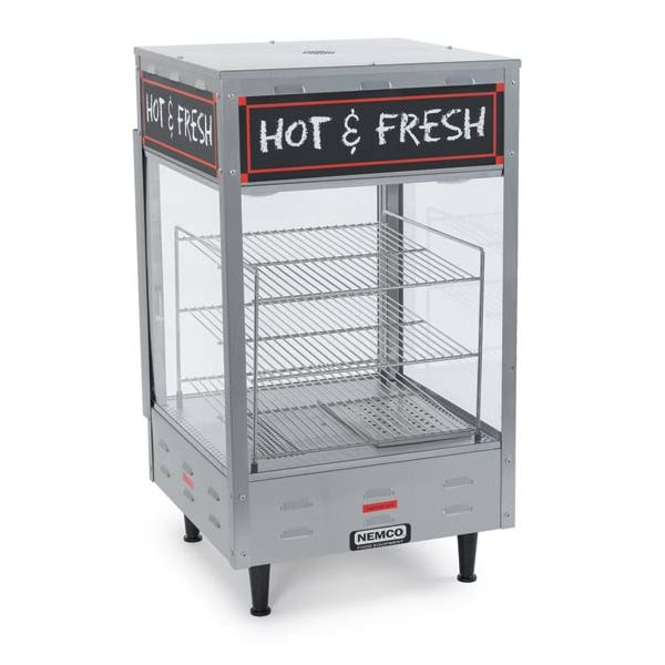 NEMCO Heated Food Case w/ Three 15" Square Shelves