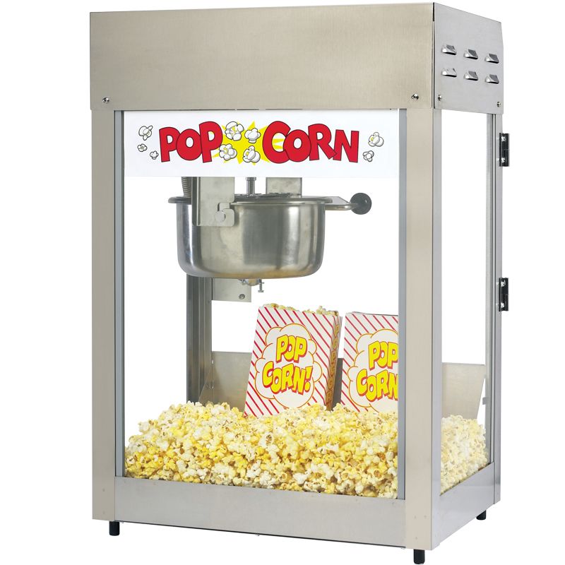 Titan Popcorn Machine, E-Z Cleen Kettle, 6 oz