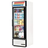 True&reg; White Glass Door Refrigerator Merchandiser, 23 Cubic Ft