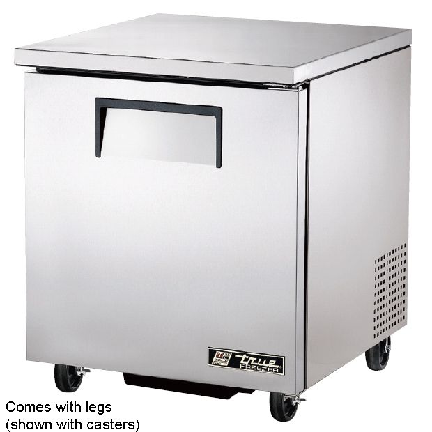 True&reg; Solid Door 2-Shelf 6.5 Cu Ft Undercounter Freezer w/ Legs