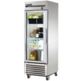 True&reg; T-Series Glass Full Door Reach-In Refrigerator, 23 Cubic Ft