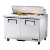 True&reg; 2-Door 12-Pan 12 Cu Ft S/S Sandwich & Salad Unit