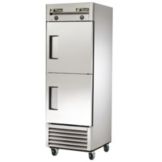 True&reg; T-Series 2-Solid Half Door Reach-In Refrigerator / Freezer