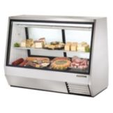 True&reg; 2-Sliding Door 1-Full Shelf Double-Duty 35 Cu Ft Deli Case