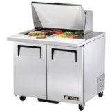 True&reg; Mega-Top S/S 8.5 Cu Ft 12-Pan Top Sandwich / Salad Unit