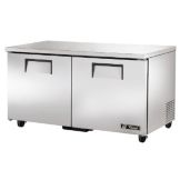 True&reg; 2-Door 4-Shelf 15.5 Cu Ft Undercounter Freezer w/ Casters