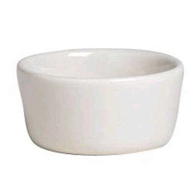 Steelite Anfora American Basics White 3 Oz. Salsa Dish