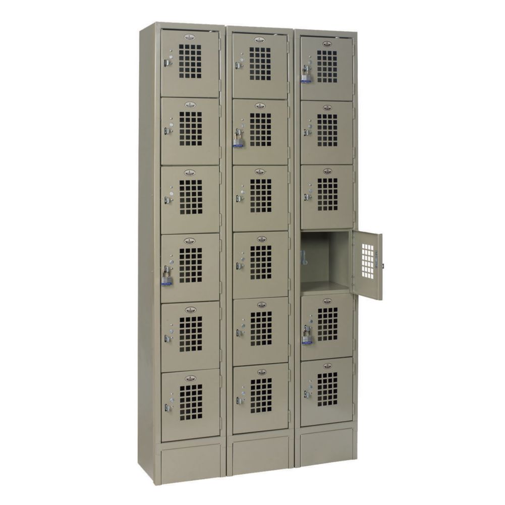 Win-Holt&reg; Six Tier Locker with Three Columns