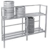 Channel Keg Storage, 2 Shelves, Holds 8 Kegs
