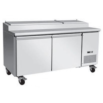 Entree 2-Door 70" Pizza Prep Table