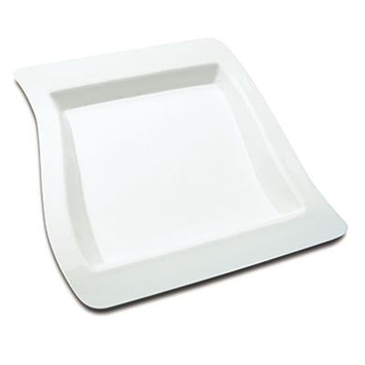 Delfin 15x14-1/2x1-1/2 Square ABS/Acrylic White Element Tray