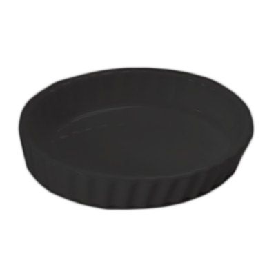 Diversified Ceramics Black 4 oz Creme Brulee Dish