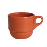 Steelite Anfora Tiffany Coral Red 8 Oz. Stacking Cup