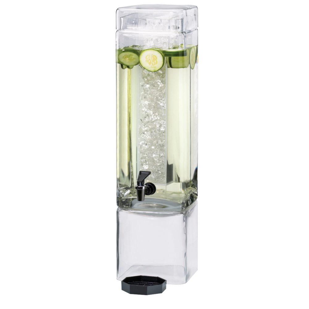 Cal-Mil&reg; Square 3 Gallon Beverage Dispenser