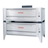 Blodgett Stainless Steel Deck Type 60" Gas Double Pizza Oven