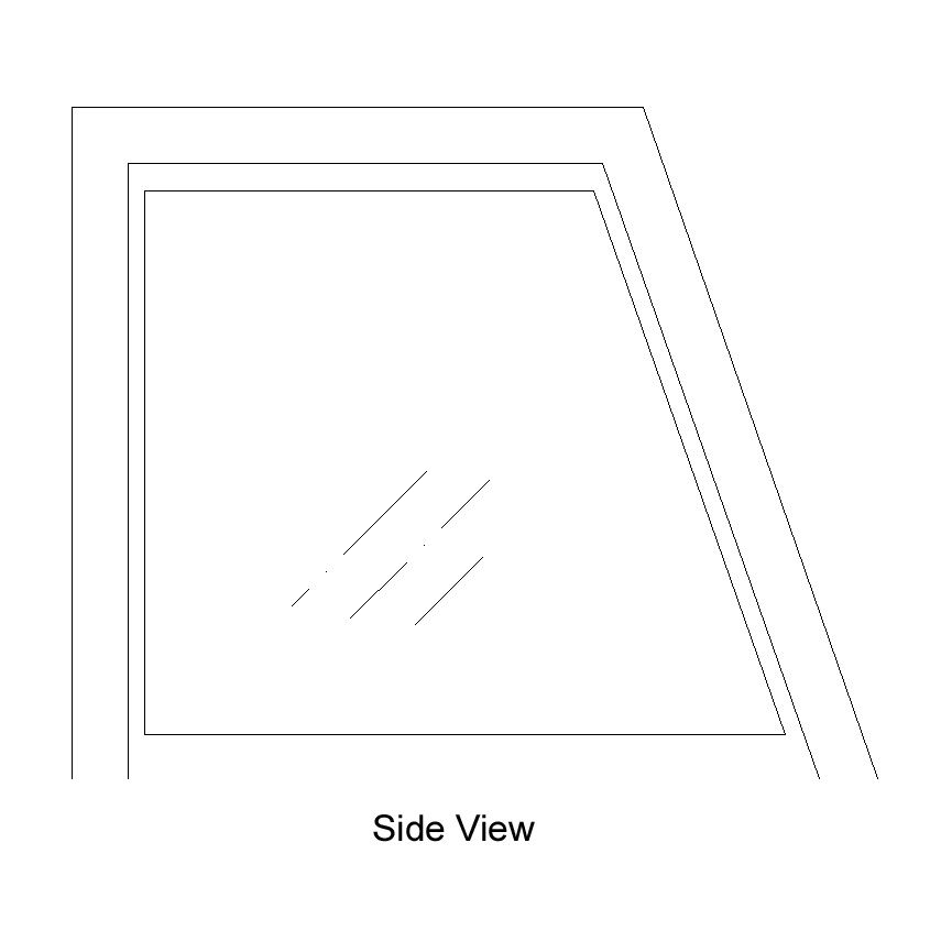 Randell&reg; 48" Glass Countertop Protector