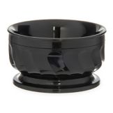 Dinex&reg; Turnbury&reg; Black Onyx Pedestal 9 oz Insulated Bowl
