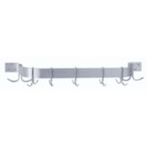 Powder Coated 84" Single Wall-Mounted Pot Rack, GW1-84