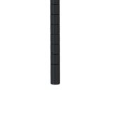 Super Erecta SiteSelect Post for Stem Casters, Black, 33-7/8" H