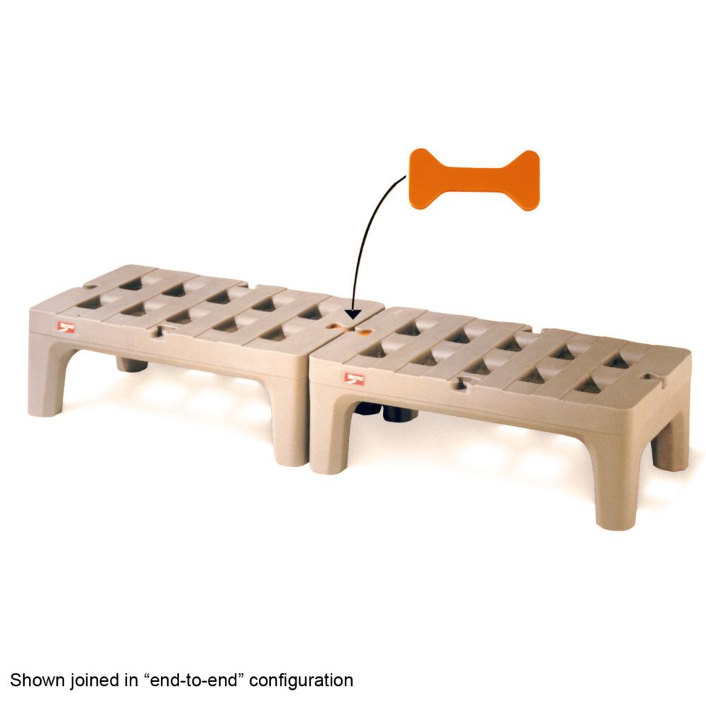 Metro&reg; Bow-Tie&trade; 48" Long Grey Dunnage Rack
