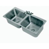 Advance Tabco 20x16x12in. 2 Compartment Drop-In Sink, DI-2-2012