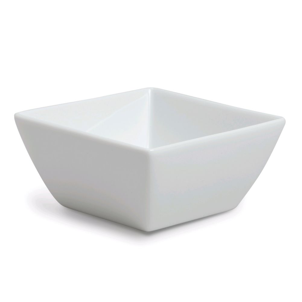 Steelite Rene Ozorio Aura Duo White 5-1/4 Oz Square Bowl