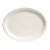 Tuxton&reg; Nevada 9-1/2" x 7-1/2" Eggshell Oval Platter