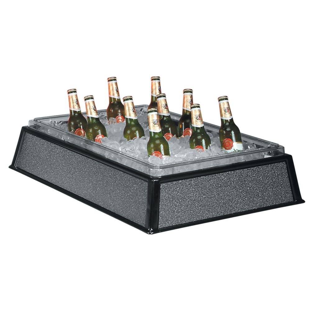 Gourmet Display&reg; 26" x 18" Rigid Gray Beverage Housing
