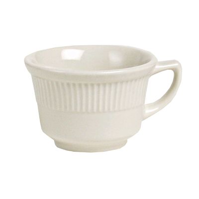 Tuxton&reg; Hampshire 7 Oz. Eggshell Short Cup