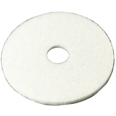 3M&trade; 17" White Super Polish Floor Pad 4100