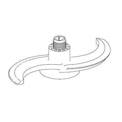 Hobart 2 Bladed Knead/Mix Knife