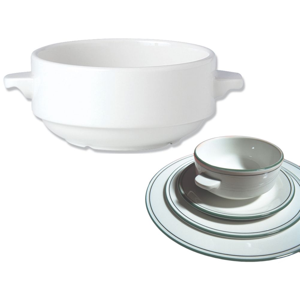 Steelite Simplicity Laguna 10 Oz Lugged Stacking Soup Cup