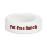 Tablecraft 48 Oz Fat Free Ranch ID Collar Salad Dressing Dispenser
