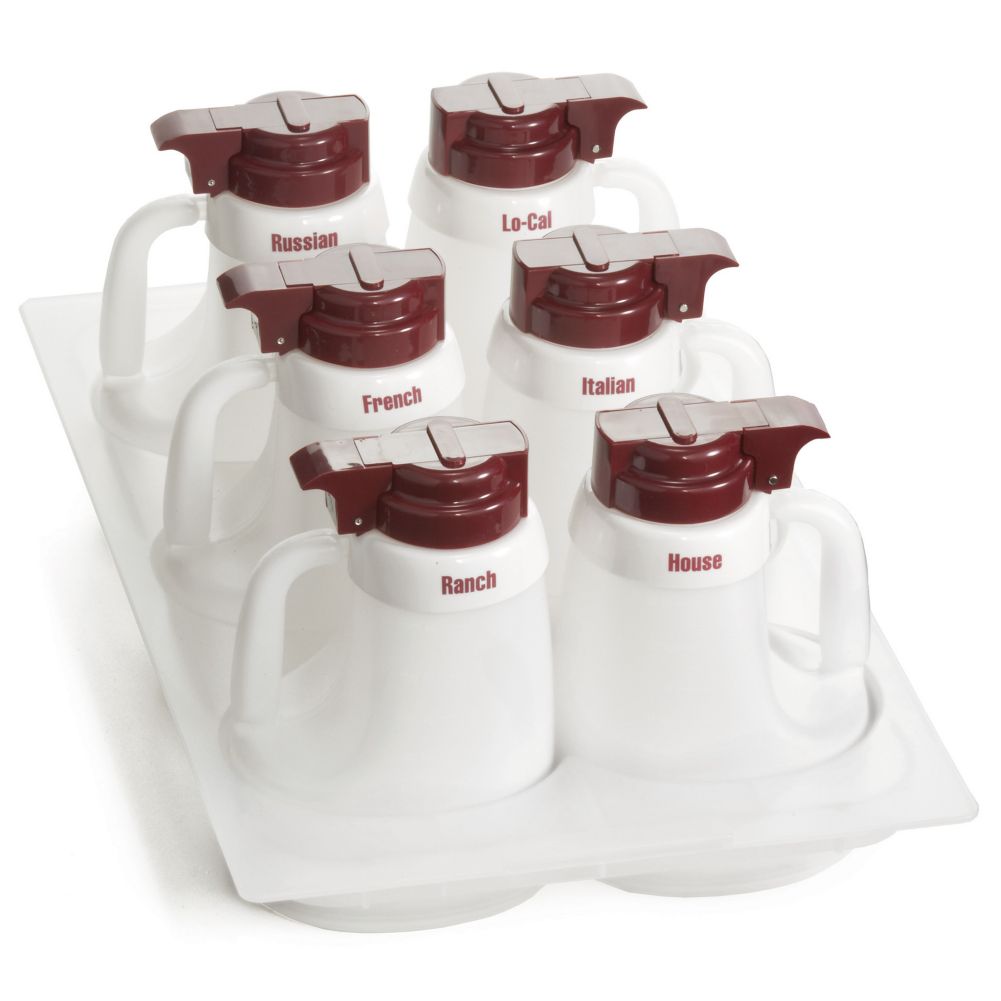 Tablecraft 48 Oz French ID Collar Salad Dressing Dispenser