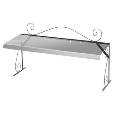 Cal-Mil&reg; 4 Ft. Portable Acrylic w/Wire Frame Sneezeguard