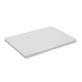 Lapaco Paper White HW Bond 12-3/4 x 16-5/8" Embossed Tray Cover