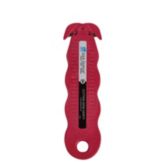 San Jamar&reg; Klever Kutter&trade; Disposable Red Safety Cutter