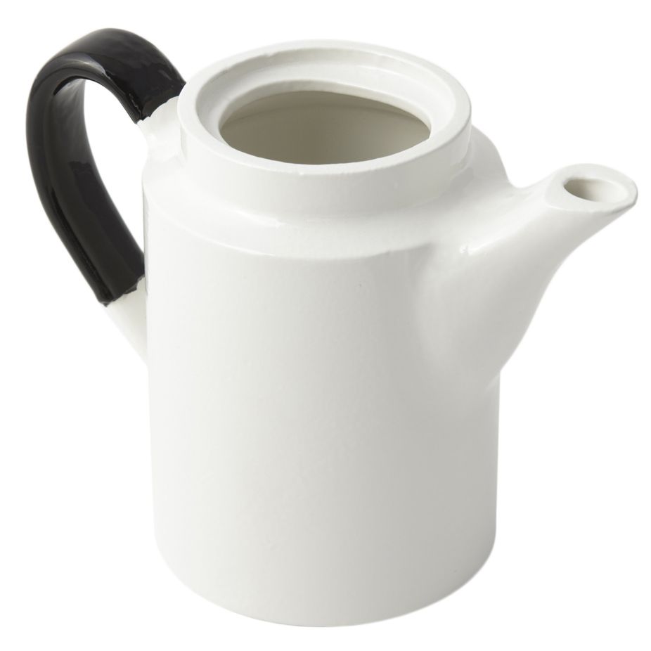 Bon Chef White Sandstone 24 oz Coffee Server w/ Insulated Handle