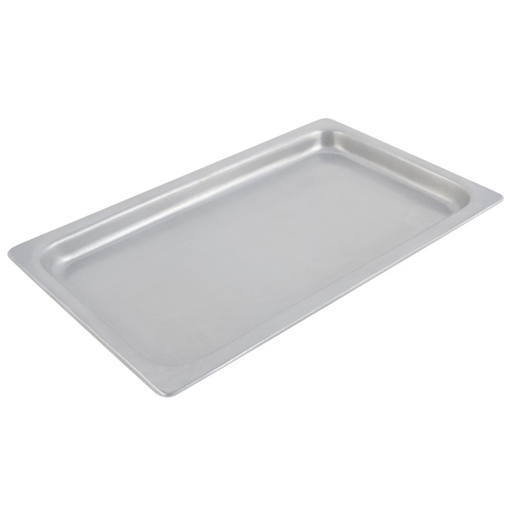 Bon Chef Pewter Glo Shallow 5 qt Full Size Food Pan, 1.5" H