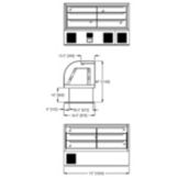 Randell&reg; Refrigerated See-Thru 73" Display Case