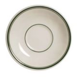 Tuxton&reg; Green Bay 6" Eggshell Demitasse Saucer