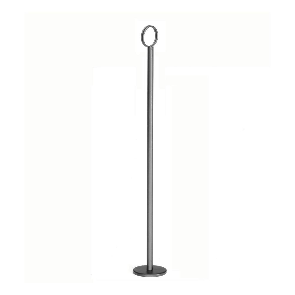 Tablecraft Black 18" Flat Base Number Stand